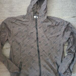 Adidas Men's Dark Brown Windbreaker